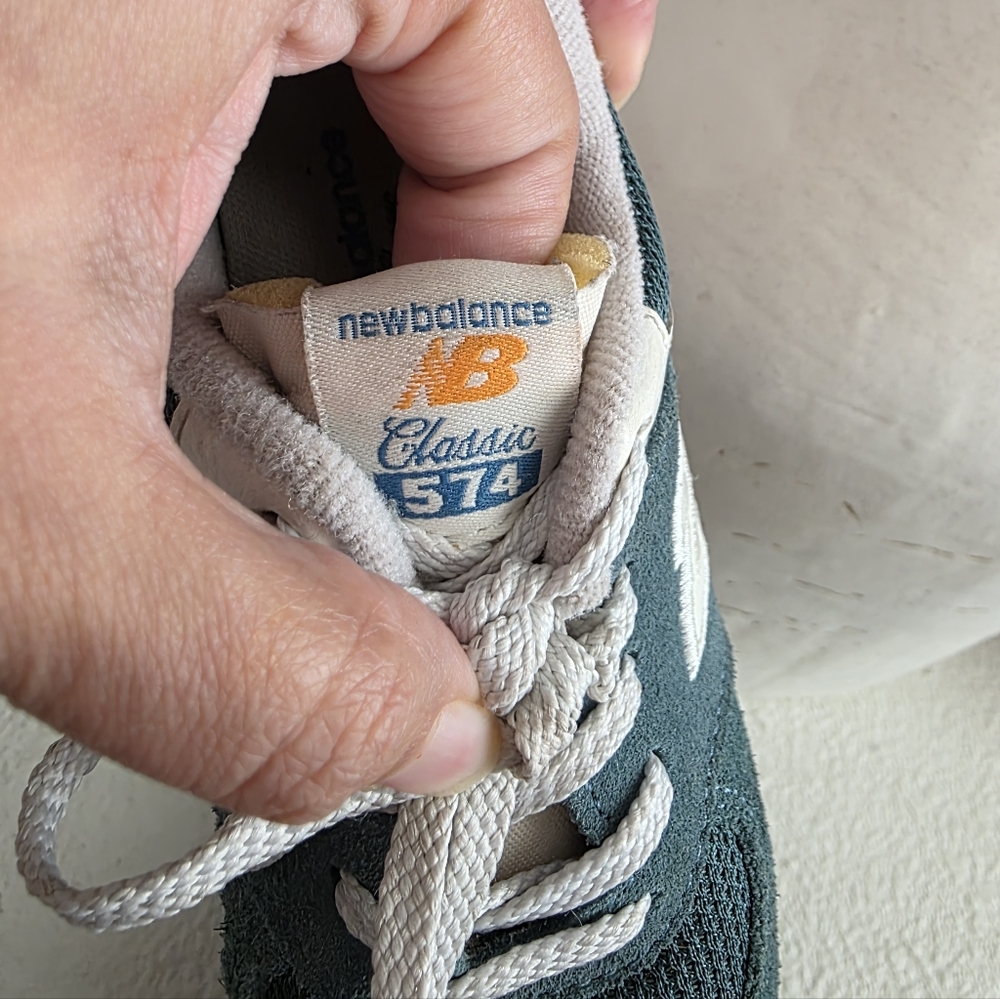 Toddler New Balance Classic 574 In New Spruce - Picture 12 of 13